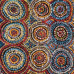Kurrkara Jukurrpa (Desert Oak Dreaming) - Mina Mina by Tina Napangardi Martin