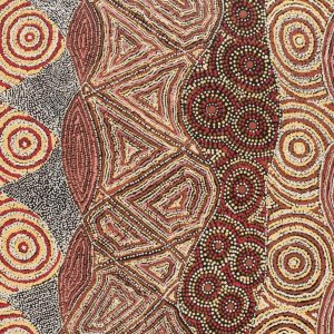 Wanakiji Jukurrpa (Bush Tomato Dreaming) by Selma Napanangka Tasman