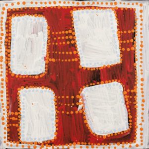 Ngapa Jukurrpa (Water Dreaming)  -  Puyurru by Tasha Nampijinpa Collins