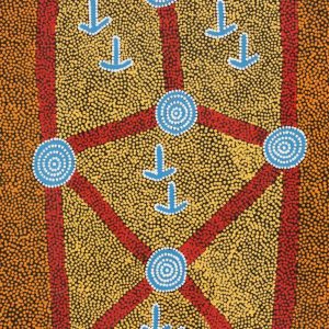 Yankirri Jukurrpa (Emu Dreaming) - Ngarlikirlangu by Michael Japaljarri Wayne