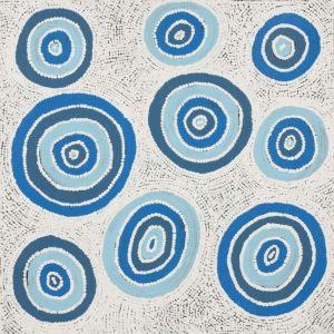 Yarla Jukurrpa (Bush Potato Dreaming) - Cockatoo Creek by Alicka Napanangka Brown