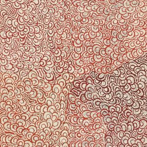 Lukarrara Jukurrpa (Desert Fringe-rush Seed Dreaming) by Melinda Napurrurla Wilson