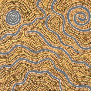 Warna Jukurrpa (Snake Dreaming) by Risharna Nakamarra Dickson