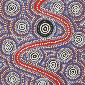 Warna Jukurrpa (Snake Dreaming) by Steven Jakamarra Oldfield