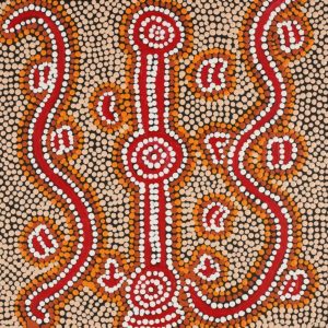 Puturlu Jukurrpa (Mt Theo Dreaming) by Ryan Japangardi Woods