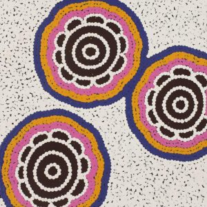Pamapardu Jukurrpa (Flying Ant Dreaming)  - Warntungurru by Kara Napangardi Ross
