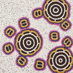 Pamapardu Jukurrpa (Flying Ant Dreaming)  - Warntungurru by Kara Napangardi Ross