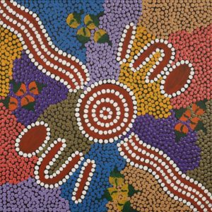 Watiya-warnu Jukurrpa (Seed Dreaming) by Meredith Napanangka Walker