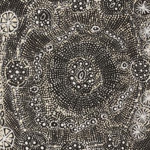 Lukarrara Jukurrpa (Desert Fringe-rush Seed Dreaming) by Hilda Nakamarra Rogers