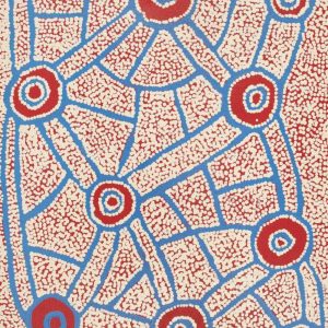 Ngapa Jukurrpa (Water Dreaming)  -  Puyurru by Shane Jampijinpa Brown