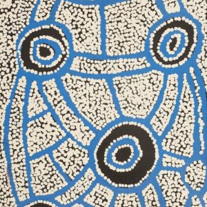 Ngapa Jukurrpa (Water Dreaming)  -  Puyurru by Shane Jampijinpa Brown