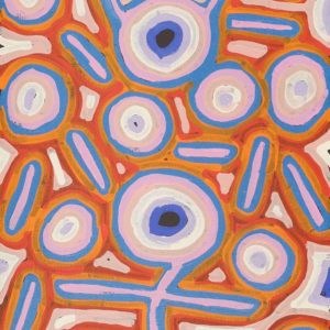 Malikijarra Jukurrpa (Two Dogs Dreaming) by Vanetta Nampijinpa Hudson