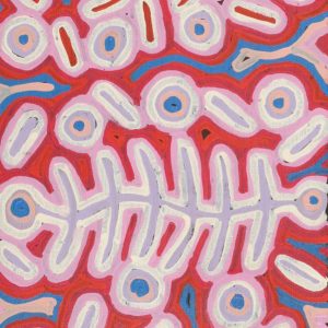 Malikijarra Jukurrpa (Two Dogs Dreaming) by Vanetta Nampijinpa Hudson