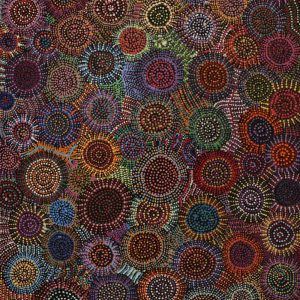 Jintiparnta Jukurrpa (Desert Truffle Dreaming) - Mina Mina by Tina Napangardi Martin