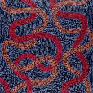 Warlukurlangu Jukurrpa (Fire country Dreaming) by Vanetta Nampijinpa Hudson