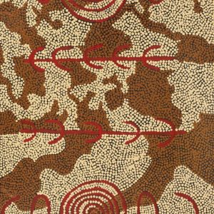 Puturlu Jukurrpa (Mt Theo Dreaming) by Ryan Japangardi Woods
