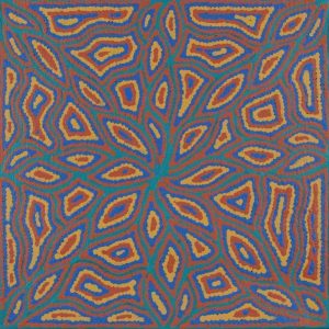 Yarla Jukurrpa (Bush Potato Dreaming) - Cockatoo Creek by Justine Nakamarra Nelson