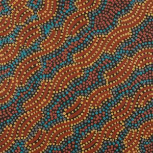Yarla Jukurrpa (Bush Potato Dreaming) - Cockatoo Creek by Justine Nakamarra Nelson