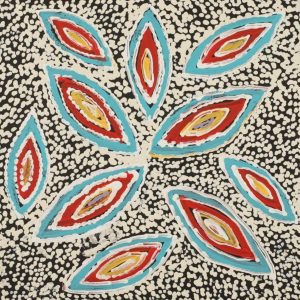Ngapa Jukurrpa (Water Dreaming)  - Mikanji by Juliette Nampijinpa Brown