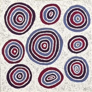 Yarla Jukurrpa (Bush Potato Dreaming) - Cockatoo Creek by Alicka Napanangka Brown