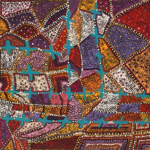 Ngatijirri Jukurrpa (Budgerigar Dreaming) by Kershini Napaljarri Collins