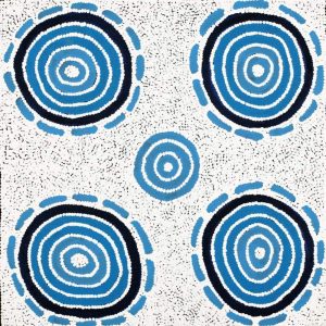 Yarla Jukurrpa (Bush Potato Dreaming) - Cockatoo Creek by Alicka Napanangka Brown