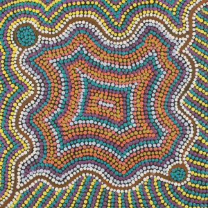 Puturlu Jukurrpa (Mt Theo Dreaming) by Ryan Japangardi Woods