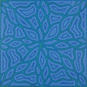 Yarla Jukurrpa (Bush Potato Dreaming) - Cockatoo Creek by Justine Nakamarra Nelson