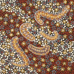 Warna Jukurrpa (Snake Dreaming) by Roderick Japaljarri Wayne