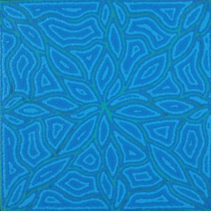 Yarla Jukurrpa (Bush Potato Dreaming) - Cockatoo Creek by Justine Nakamarra Nelson