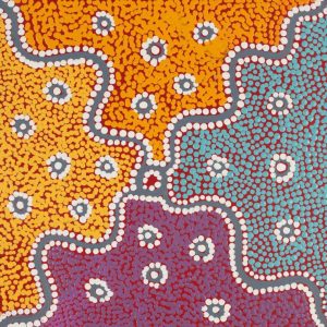 Puturlu Jukurrpa (Mt Theo Dreaming) by Ryan Japangardi Woods