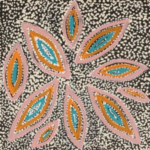 Ngapa Jukurrpa (Water Dreaming)  - Mikanji by Juliette Nampijinpa Brown