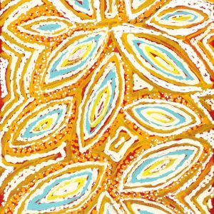 Ngapa Jukurrpa (Water Dreaming)  - Mikanji by Juliette Nampijinpa Brown