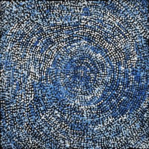 Ngapa Jukurrpa (Water Dreaming)  -  Puyurru by Sarah Napurrurla Leo