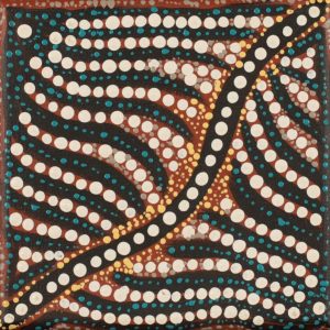 Wardapi Jukurrpa (Goanna Dreaming) - Yarripilangu by Warlukurlangu Artists