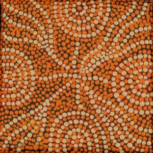 Mamupururnpa Jukurrpa (Barking Spider Dreaming) by Warlukurlangu Artists