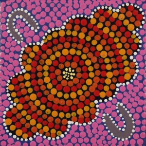 Wanakiji Jukurrpa (Bush Tomato Dreaming) by Warlukurlangu Artists