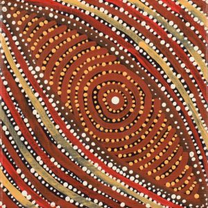 Wardapi Jukurrpa (Goanna Dreaming) - Yarripilangu by Warlukurlangu Artists