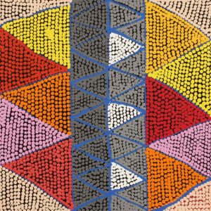Yawakiyi Jukurrpa (Native Currant Dreaming) by Geraldine Napurrurla Wilson