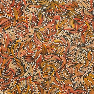 Purrpalanji (Skinny Bush Banana) Jukurrpa by Nola Napangardi Fisher