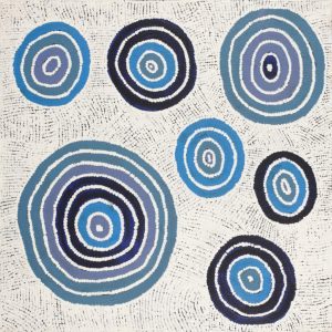 Yarla Jukurrpa (Bush Potato Dreaming) - Cockatoo Creek by Alicka Napanangka Brown