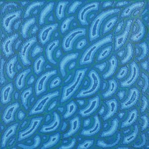 Yarla Jukurrpa (Bush Potato Dreaming) - Cockatoo Creek by Justine Nakamarra Nelson