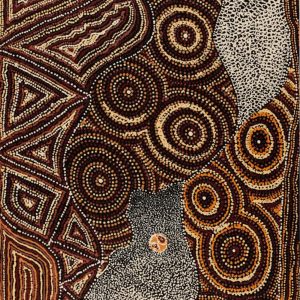 Wanakiji Jukurrpa (Bush Tomato Dreaming) by Selma Napanangka Tasman