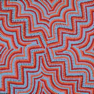 Watiya-warnu Jukurrpa (Seed Dreaming) by Angela Nangala Robertson