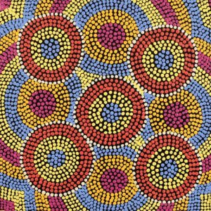Ngurlu Jukurrpa (Native Seed Dreaming) by Dorothy Napurrurla Dickson