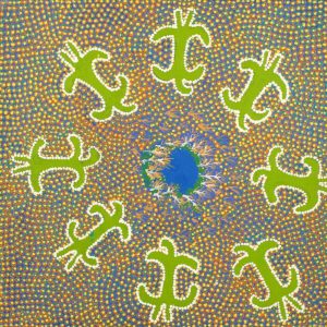 Ngatijirri Jukurrpa (Budgerigar Dreaming) by Julie Napaljarri Kitson