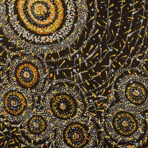 Napaljarri-warnu Jukurrpa (Seven Sisters Dreaming) by Sabrina Napangardi Granites