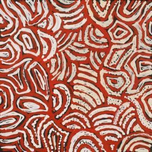 Ngapa Jukurrpa (Water Dreaming)  - Mikanji by Juliette Nampijinpa Brown