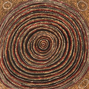 Ngapa Jukurrpa (Water Dreaming)  -  Pirlinyarnu by Sabrina Nangala Robertson