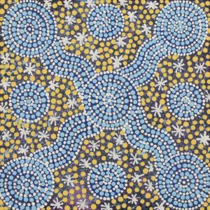 Ngalyipi Jukurrpa (Snake Vine Dreaming) - Purturlu by Anthony Jangala Hargraves